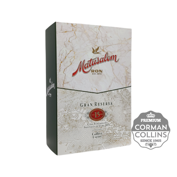 Image de MATUSALEM 70 CL 40° 15 ANS COFFRET +2 VERRES