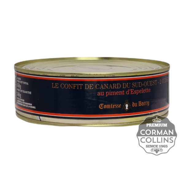 Image de CONFIT CANARD AU PIMENTS D ESPELETTES 650 GR COMTESSE DU BARRY