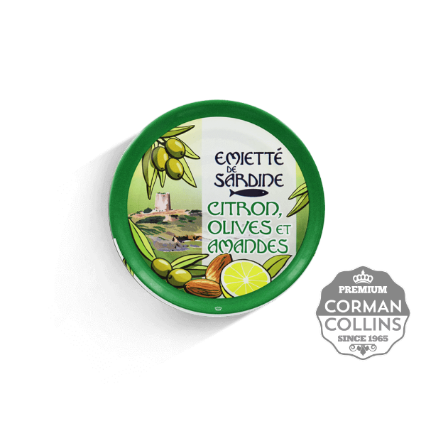 Image de EMIETTE SARDINES CITRON OLIVE AMANDES 80 GR BELLE ILOISE