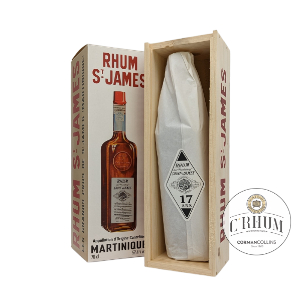 Image de RHUM ST JAMES 70 CL 52.4° 17 ANS CORMAN COLLINS **