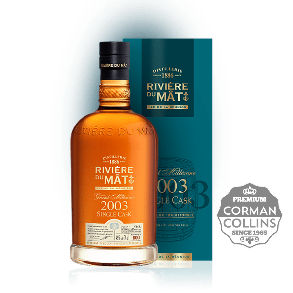 Image de RIVIERE DU MAT 70 CL 46° 2003 SINGLE CASK