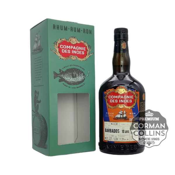 Image de FOURSQUARE 70 CL 57.3° 10 YO BARBADOS COMPAGNIE DES INDES