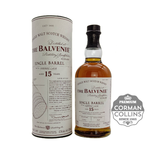 Image de BALVENIE 70 CL 47.8°15 YO SINGLE BARREL  SHERRY