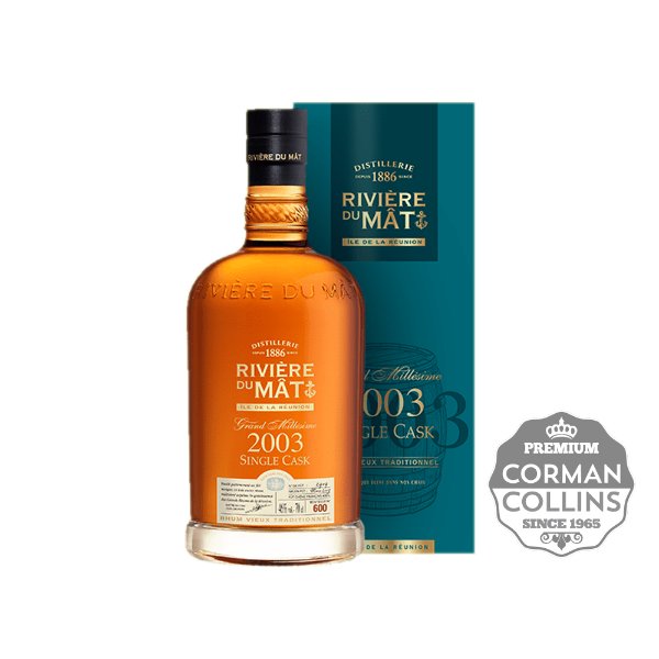 Image de RHUM RIVIERE DU MAT 70 CL 42° 2003 SINGLE CASK *