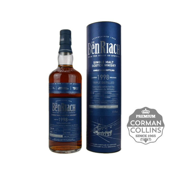 Image de BENRIACH 70 CL 57.5° 1998/2015 TRIPLE DISTILLATION