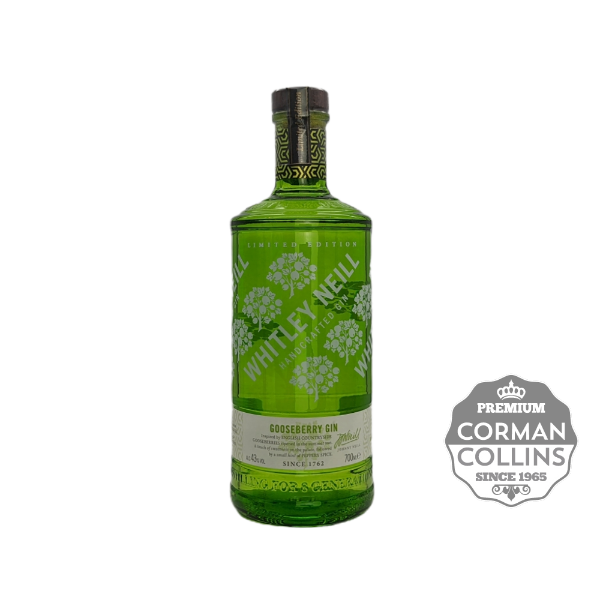 Image de GIN WHITLEY NEILL 70 CL 43° GOOSEBERRY GROSEILLES VERTES