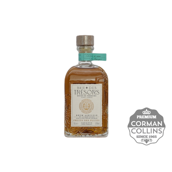 Image de BAIE DES TRESORS 70 CL 50° RHUM AMBRE FRUITS DES DES PLUIES*