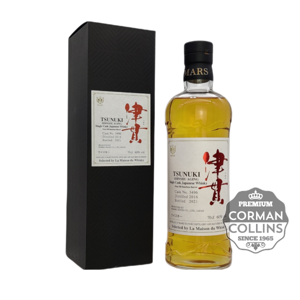 Image de MARS WHISKY 70 CL 60° 2016 TSUNUKI SHINSHU SINGLE CASK