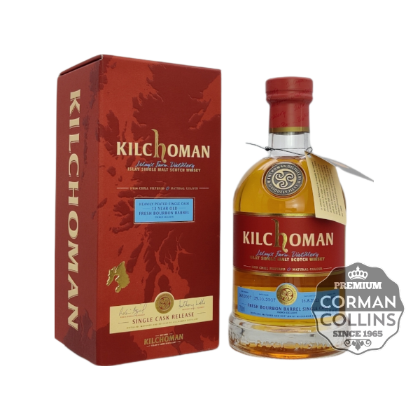 Image de KILCHOMAN 70 CL 54.4° 2007 13 YO BOURBON BARREL SINGLE CASK