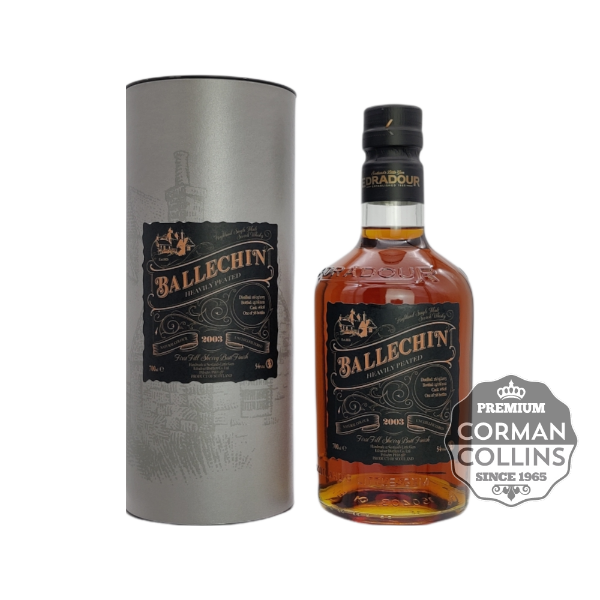 Image de BALLECHIN 70 CL 54° 2003 18 YO PEATED SHERRY CONQUETE