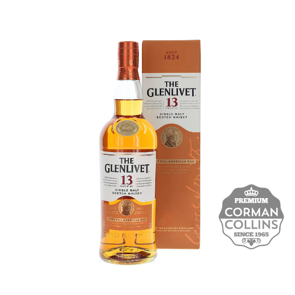 Image de GLENLIVET 70 CL 40° 13 ANS FIRST FILL AMERICAIN OAK