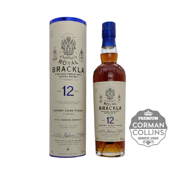 Image de ROYAL BRACKLA 70 CL 46° SHERRY 12 ANS OB