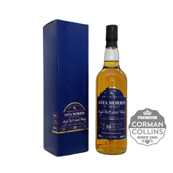 Image de ALLT A BHAINNE 70 CL 58.9° 25 YO 1995/2021 ASTA MORRIS