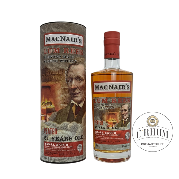 Image de MACNAIR PEATED BLENDED MALT 21Y