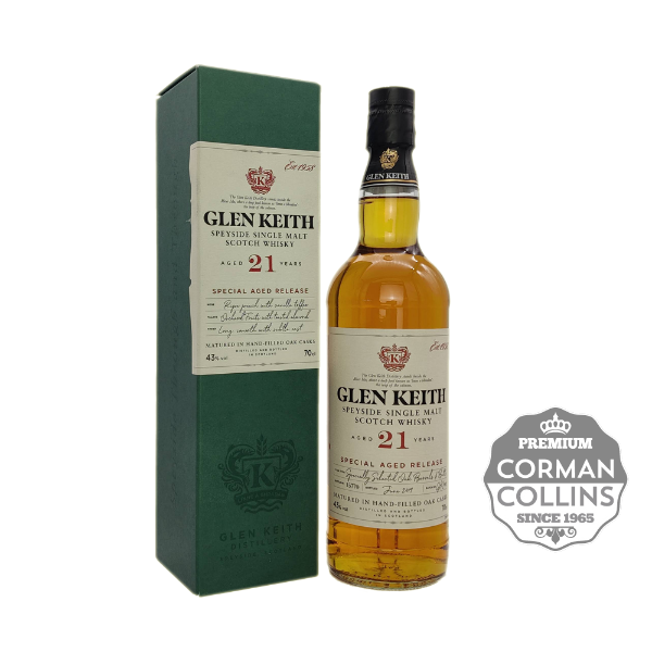 Image de GLEN KEITH 70 CL 43° 21 YO OFFICIEL