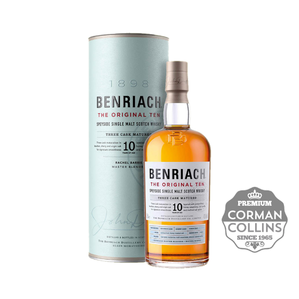 Image de BENRIACH 70 CL 43° THE TEN 10 YO*