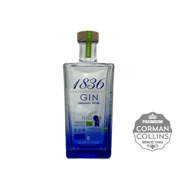 Image de GIN 70CL 43° 1836 ORGANIC BELGE