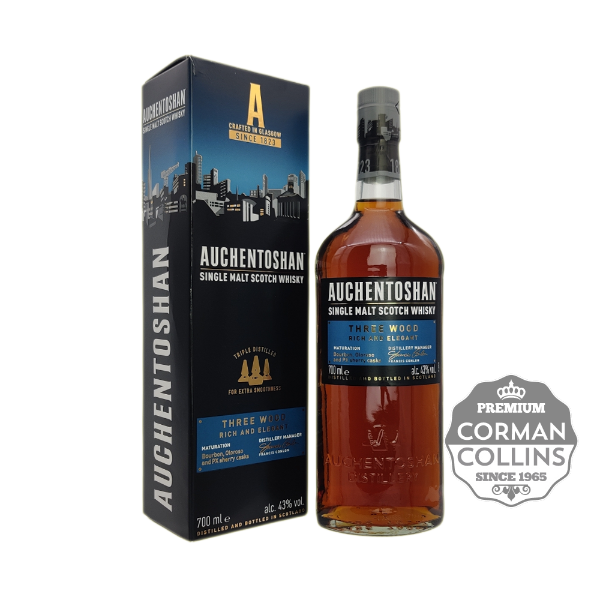 Image de AUCHENTOSHAN 70CL 43° 3 WOOD