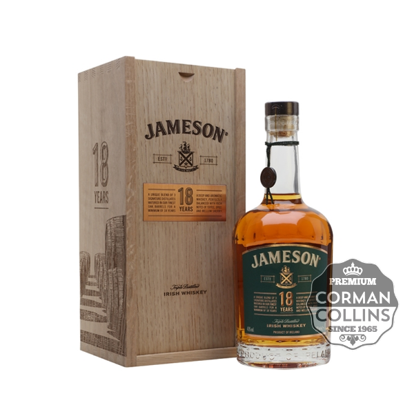 Image de JAMESON 70 CL 55.3° 18ANS IRISH WHISKEY *