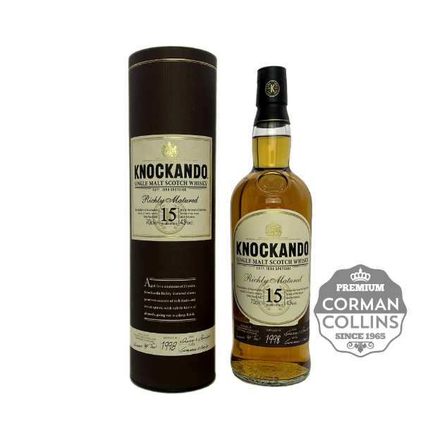 Image de KNOCKANDO 70CL 43° 15ANS RICHLY MATURED*