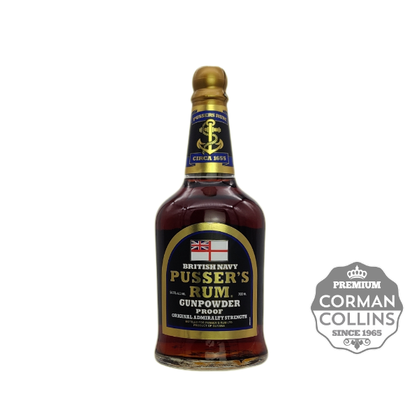 Image de PUSSER 70 CL 54.5° NAVY RUM GUNPOWDER