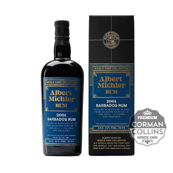 Image de BARBADOS 70 CL 51° 2001/2020 ALBERT MICHLER S CASK