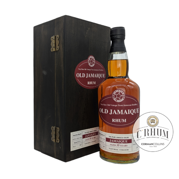 Image de JAMAIQUE 70CL 50° 1977/2013 35 ANS COFFRET BOIS