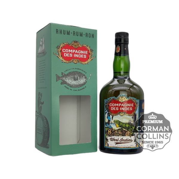 Image de COMPAGNIE DES INDES 70 CL 40° WEST INDIES RUM