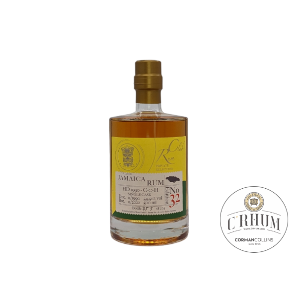 Image de RUM CLUB n°32 JAMAICA HAMPDEN  C<>H 1990 54.51° 50CL