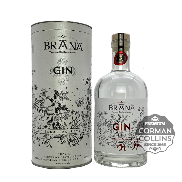 Image de GIN BRANA 50 CL 43° PIMENT ESPELETTE