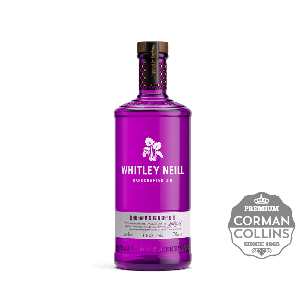 Image de GIN WHITLEY NEILL 70 CL 43° RHUBARB / GINGER