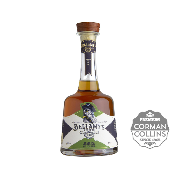 Image de BELLAMYS 70 CL 43° JAMAICA POT STILL RESERVE 4 YO