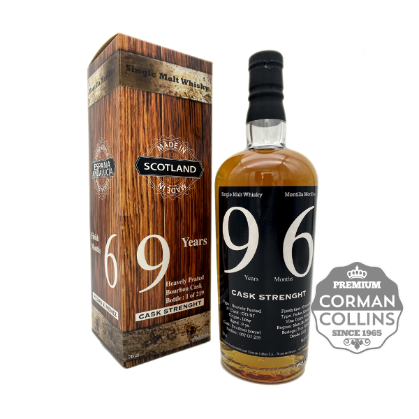 Picture of 96 MORILLES PEATED WHISKY 70 CL 56.6° 2018 XERES TORO *