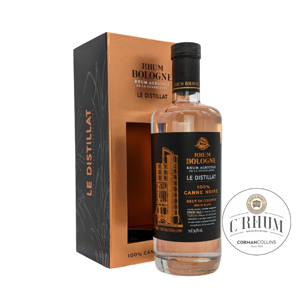 Image de RHUM BOLOGNE CANNE NOIRE LE DISTILLAT 70CL - 70,20°