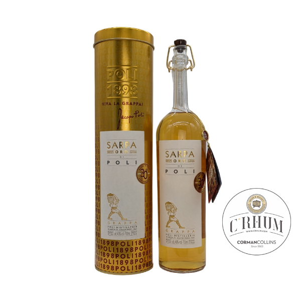 Image de GRAPPA SARPA ORO 70 CL 40° JACOPO POLI