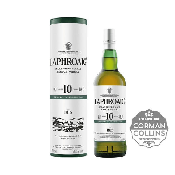 Image de LAPHROAIG 70 CL 57.9° 10 ANS CASK STRENGTH BATCH 13