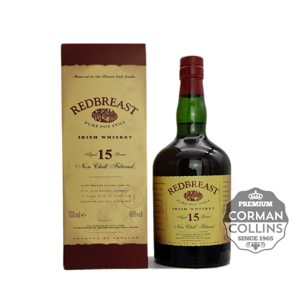 Image de REDBREAST 70CL 46° 15ANS IRISH WHISKEY