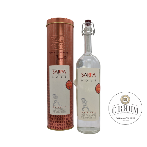 Image de GRAPPA 70 CL 40° SARPA  BIANCA JACOPO POLI