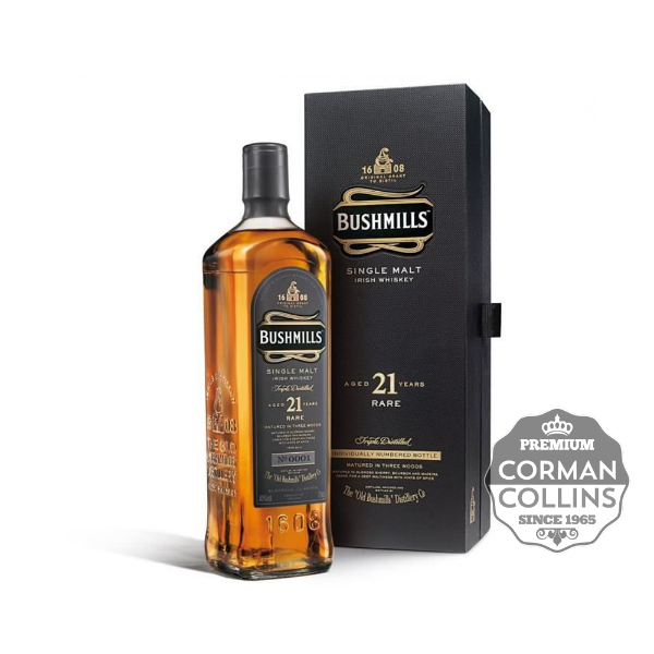 Image de BUSHMILLS 70CL 40°  21ANS