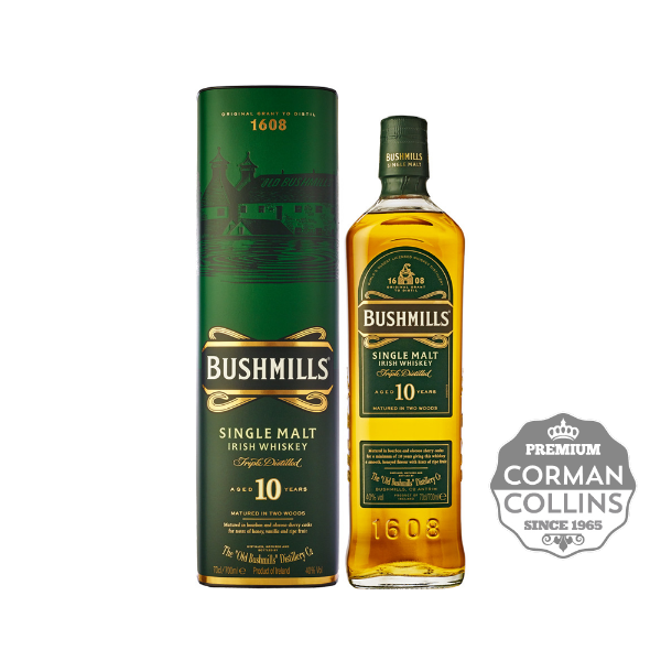 Image de BUSHMILLS 70 CL 40°  10ANS