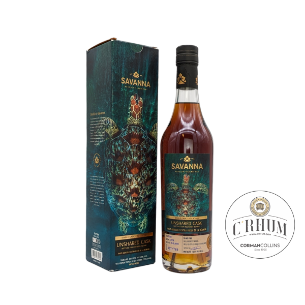 Image de SAVANNA UNSHARED CASK REUNION 50CL 62.1° EX COGNAC EX CALVADOS