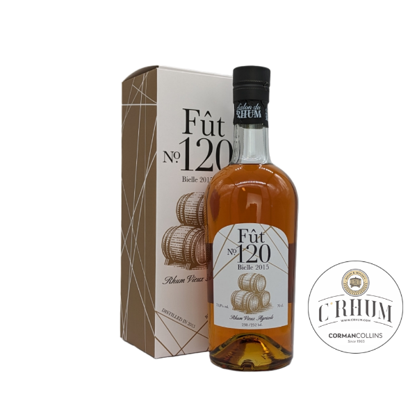 Image de BIELLE SALON DU RHUM FUT N°120 53.8° 2015