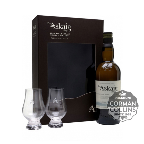 Image de PORT ASKAIG 70 CL 45.8° 8 YO COFFRET + VERRE