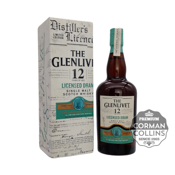 Image de GLENLIVET 70 CL 43° 12 ANS LICENSED DRAM