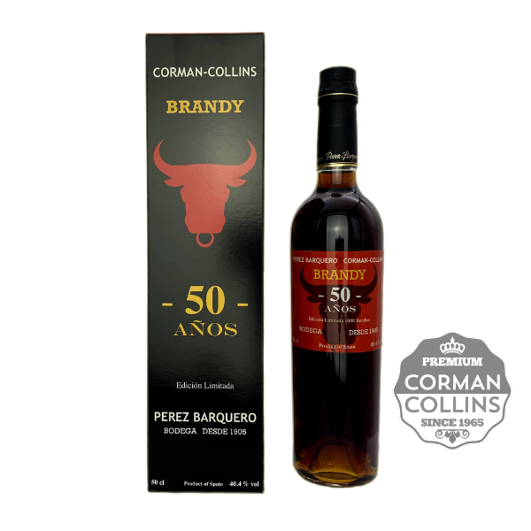 Image de BRANDY 50 CL 40.4°50 ANS CORMAN BARQUERO *