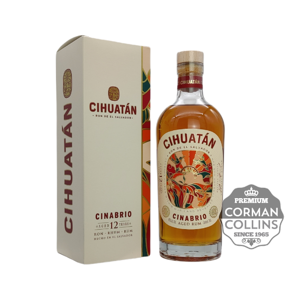 Image de CIHUATAN 70 CL 40° 12 AÑOS CINABRIO SOLERA SAN SALVADOR