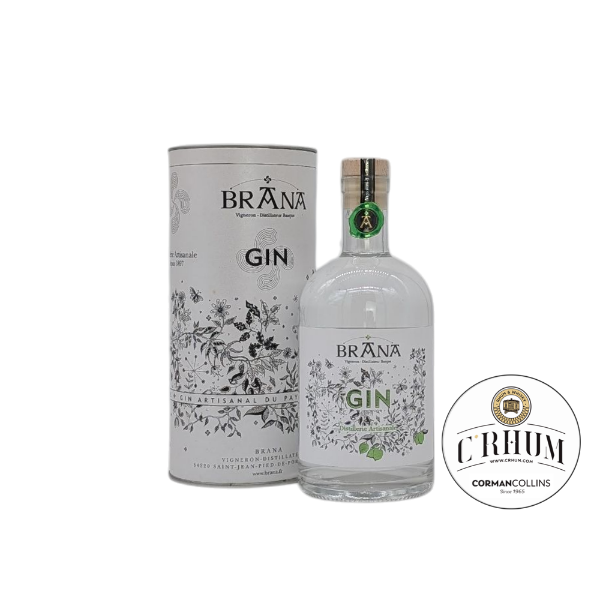Image de GIN 50CL 43° BRANA CITRON VERT