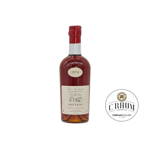 Image de DOMAINE DE POUTEOU BAS ARMAGNAC 1974 70CL 45°